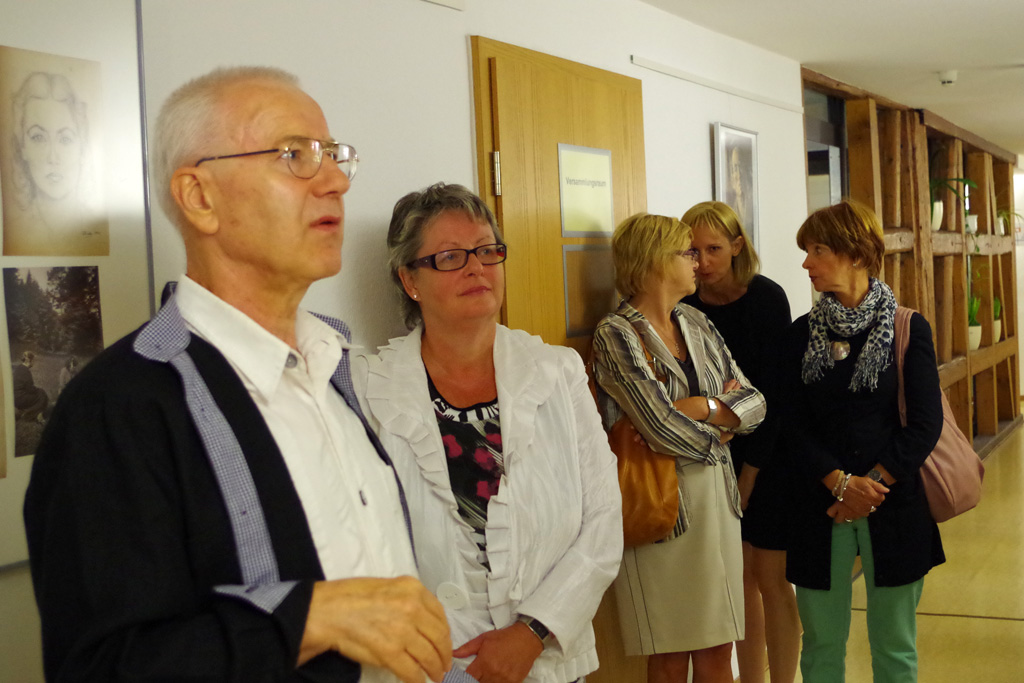 Prof. Peter Arlt und Eva Römer, Vorsitzende des Otto-Knöpfer-Freundeskreises Foto: J. Thiele